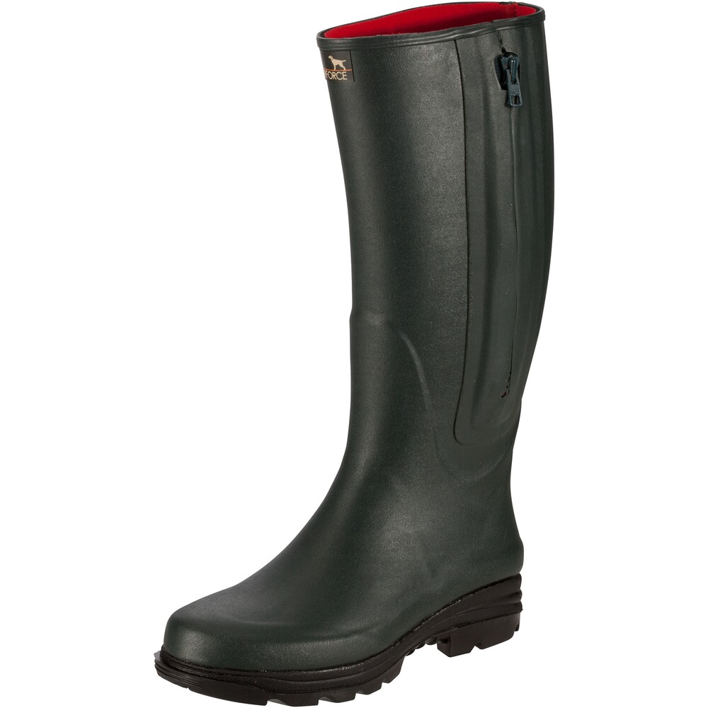 Gummistiefel mit Reissverschluss und Neoprenfutter