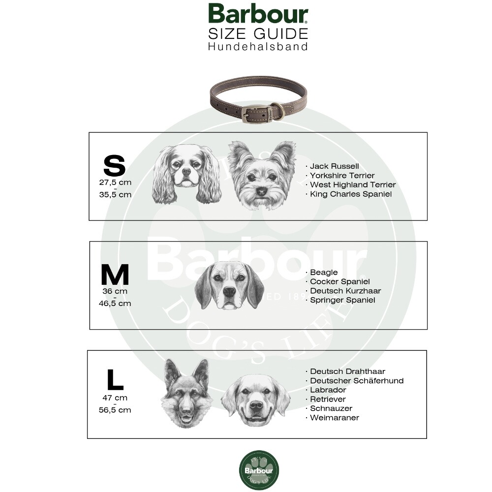 Hundehalsband Tartan/Webbing, Barbour