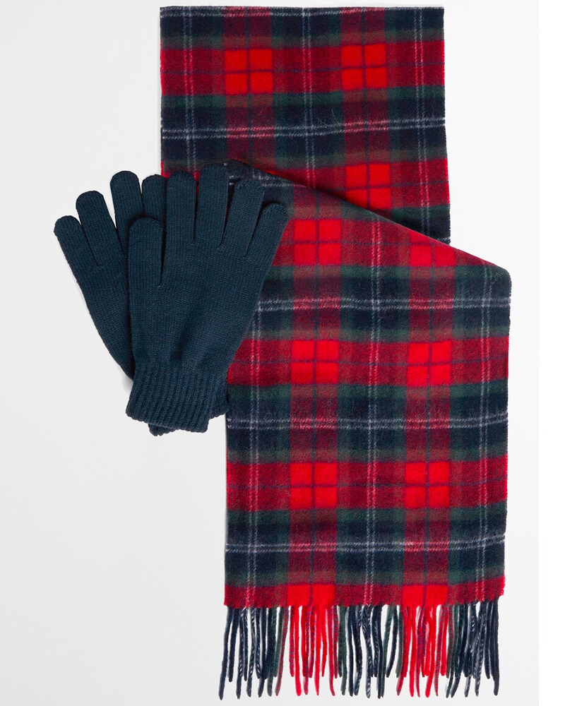 Set Handschuhe+Schal Tartan