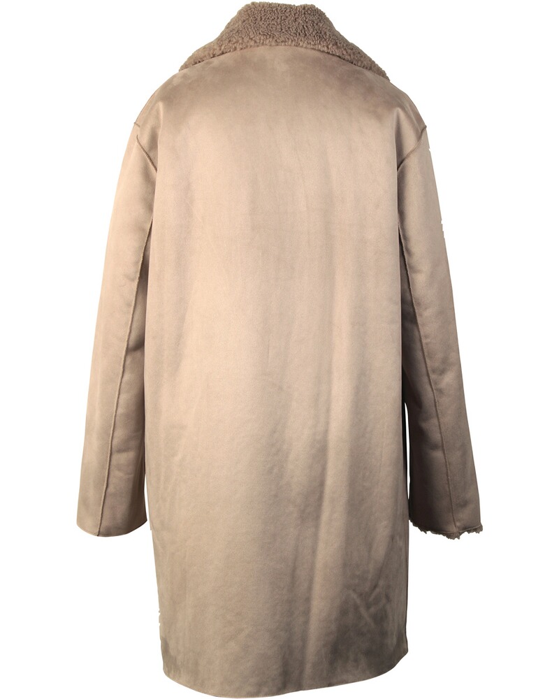 Fake-Fur-Kurzmantel, White Label