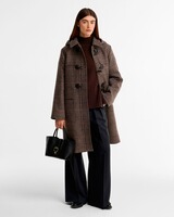 Dufflecoat Melody Check Wool, Barbour
