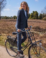 Tweedblazer mit Lodenkontrast, HIGHMOOR