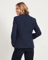 Tweedblazer mit Lodenkontrast, HIGHMOOR