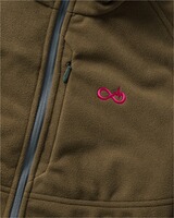 Damen Wendefleecejacke HELIX, Merkel Gear
