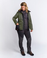 Damen Jacke Dog Sports 2.0, Pinewood