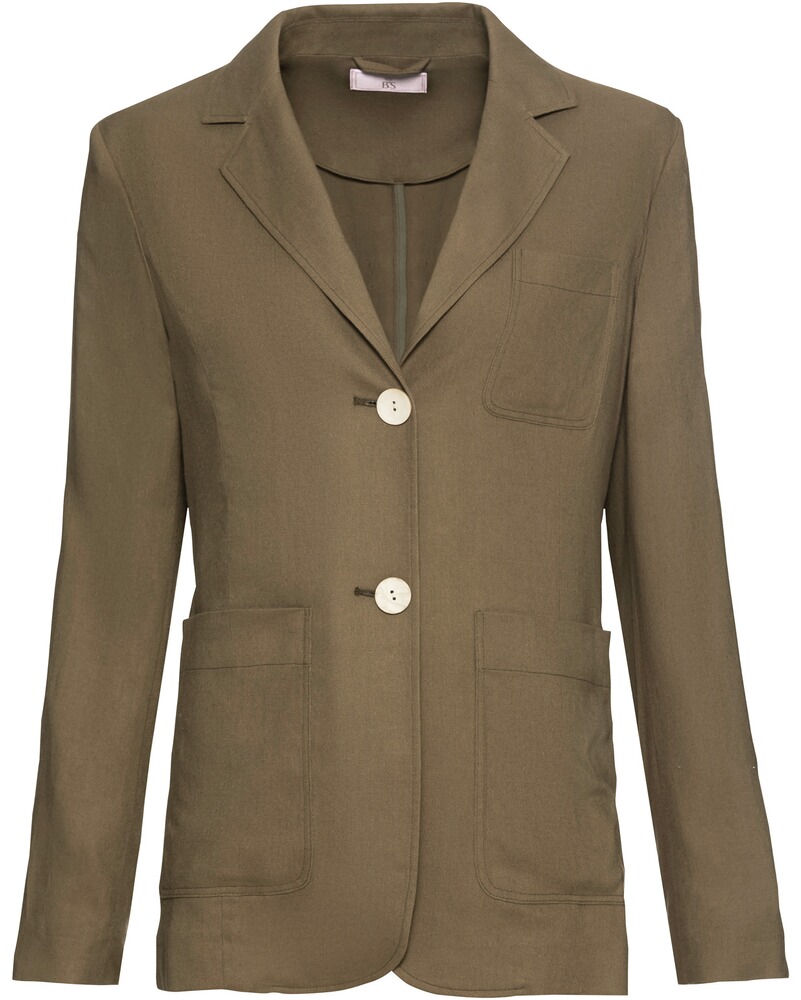 Longblazer mit Taschen