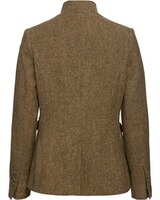 Stehkragenjacke im Fischgratmuster, Brigitte von Schönfels