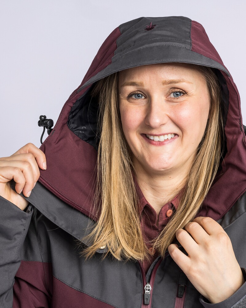 Damen Jacke Finnveden Hybrid Extreme, Pinewood