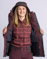 Damen Jacke Finnveden Hybrid Extreme, Pinewood
