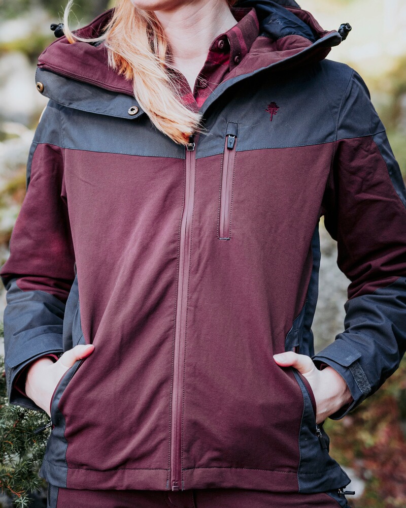 Damen Jacke Finnveden Hybrid Extreme, Pinewood