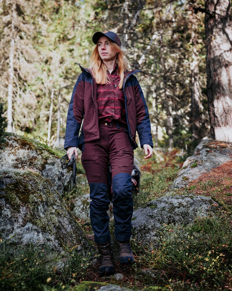 Damen Jacke Finnveden Hybrid Extreme, Pinewood