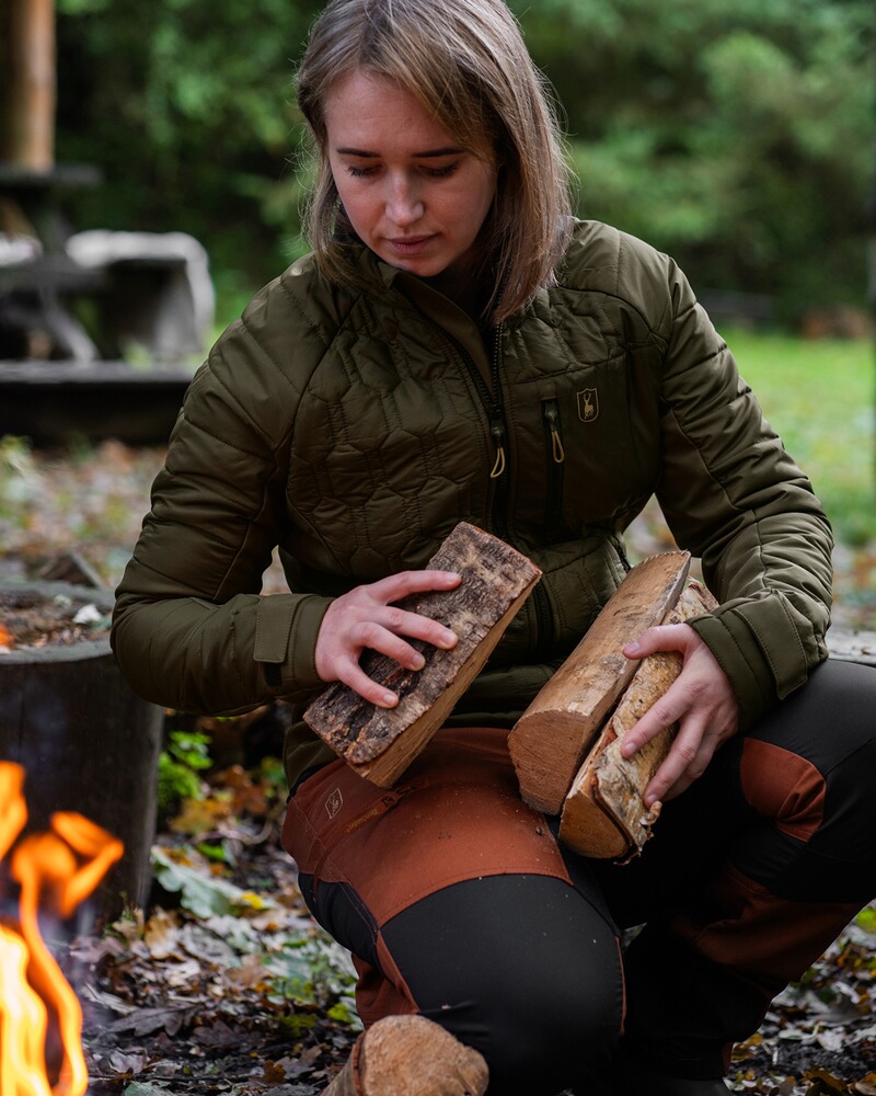 Damen Steppjacke Mossdale, Deerhunter