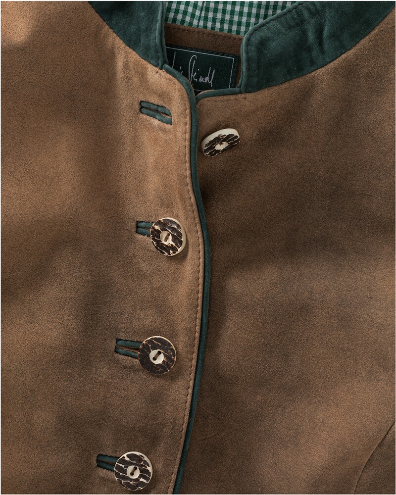 Lederjacke mit Stehkragen, Luis Steindl
