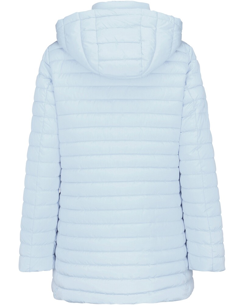 Lange Steppjacke mit Kapuze, Clarina