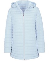 Lange Steppjacke mit Kapuze, Clarina