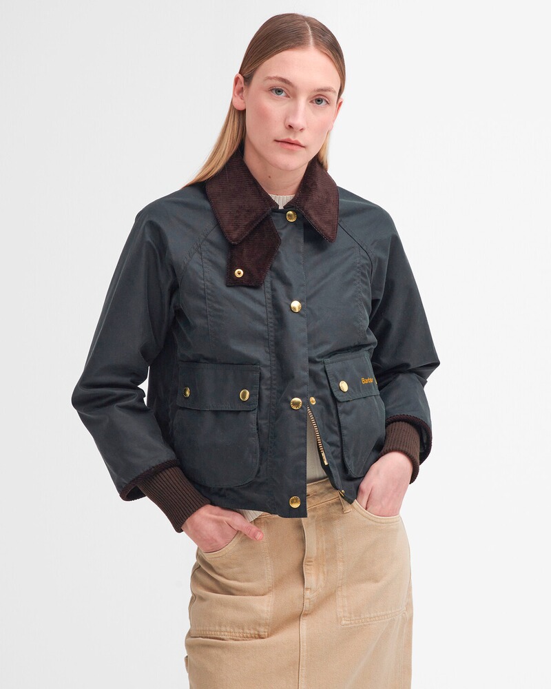 Wachsjacke Cropped Beadnell, Barbour