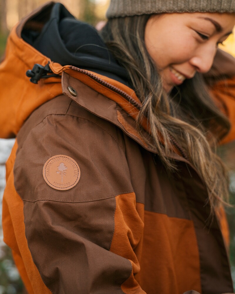 Damen Jacke Finnveden Hybrid Extreme, Pinewood