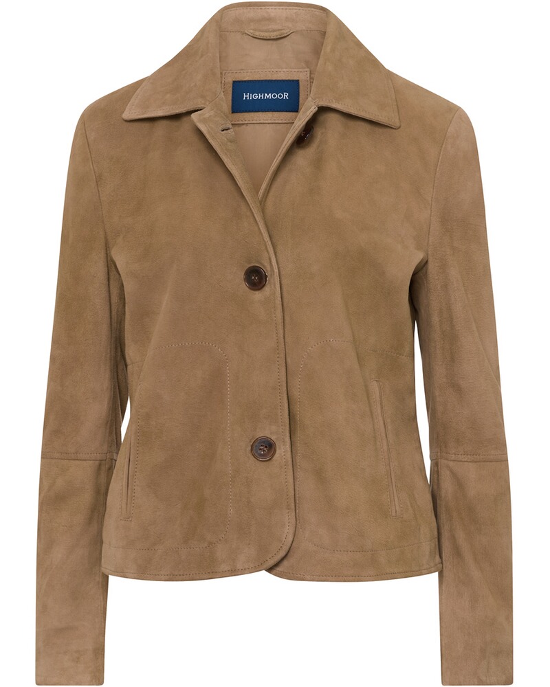 Lederjacke mit Kragen