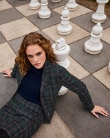 Karo-Blazer, Brigitte von Schönfels