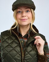 Damen Steppweste Nydala Classic, Pinewood