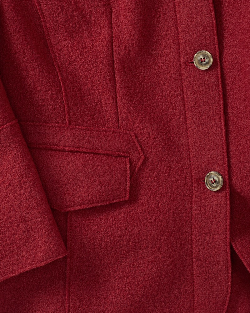 Stehkragenjacke, White Label