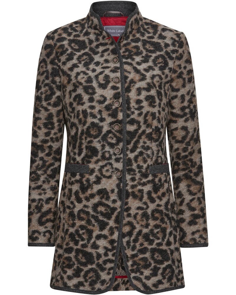 Gehrock mit Leopardenmuster