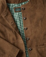 Kragenlose Lederjacke, Luis Steindl