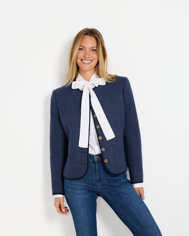 Walkjacke mit Lodendetail, Luis Steindl