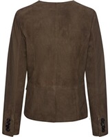 Kragenlose Lederjacke, HIGHMOOR