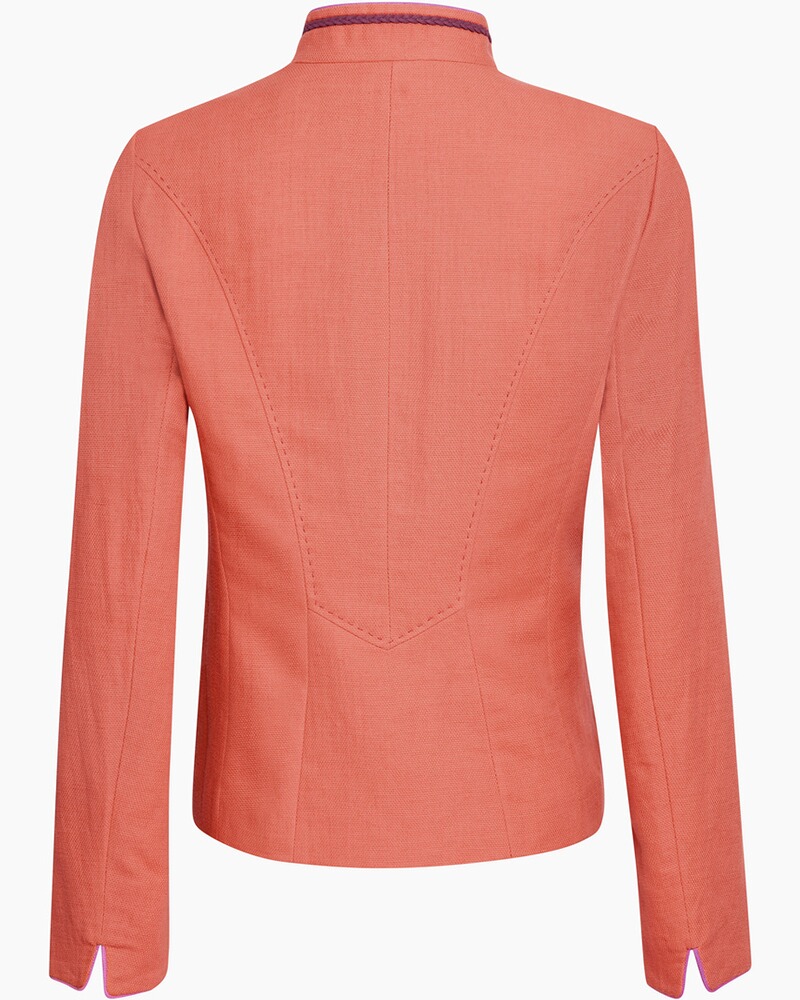 Stehkragenjacke mit Kontrast, REITMAYER