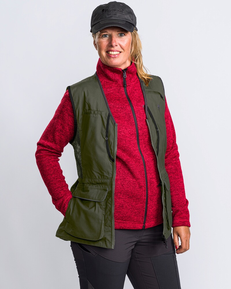 Damen Weste Dog Sports 2.0, Pinewood