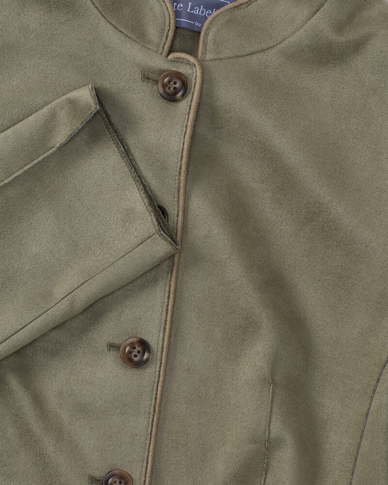 Stehkragenjacke, White Label