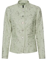 Leinen-Stehkragenjacke, White Label