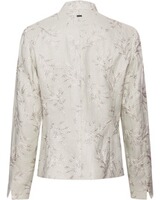 Leinen-Stehkragenjacke, White Label