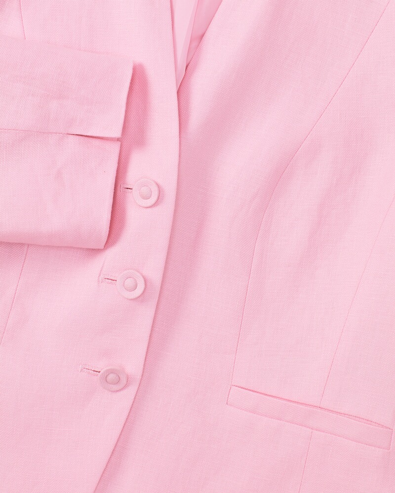 Kurze Leinenjacke, White Label