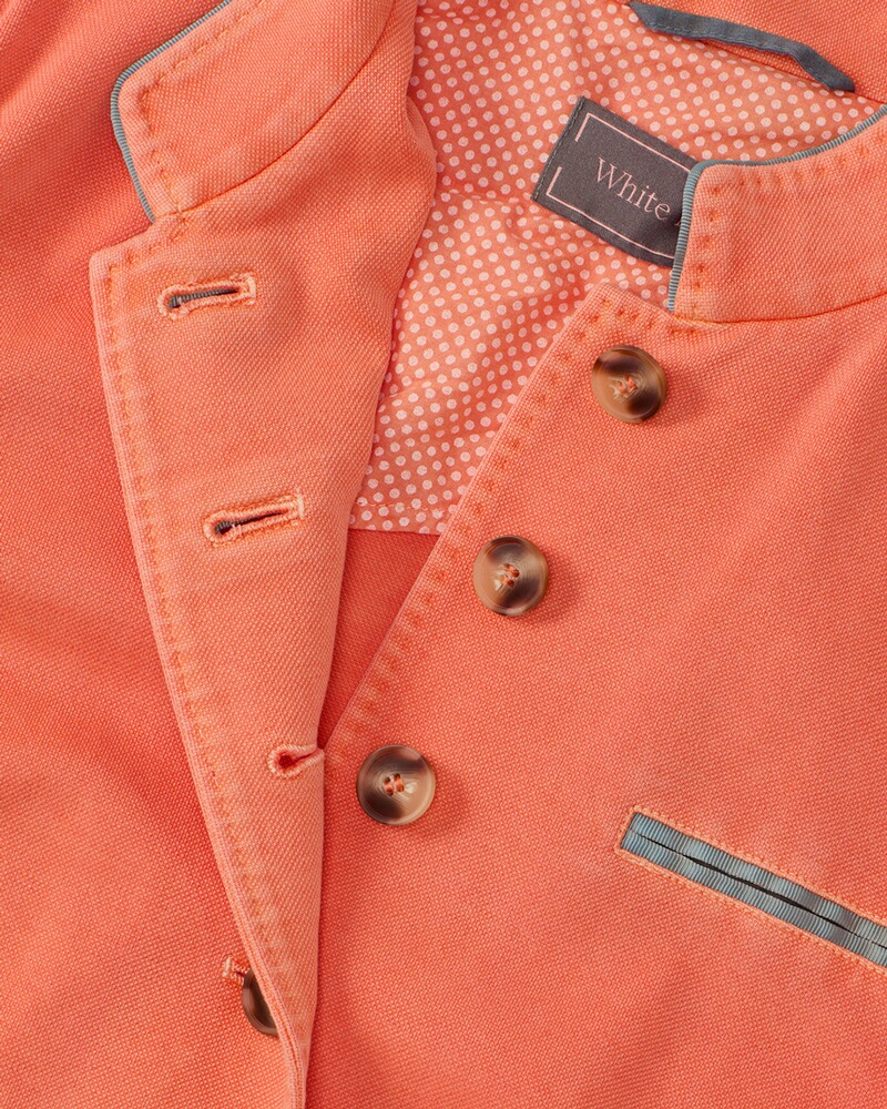 Stehkragenjacke, White Label