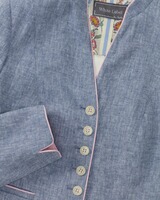 Kurze Fischgrat-Jacke, White Label