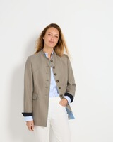 Gehrock mit Kontrastbesatz, CREATION BAUER