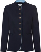 Piqué-Stehkragenjacke, CREATION BAUER