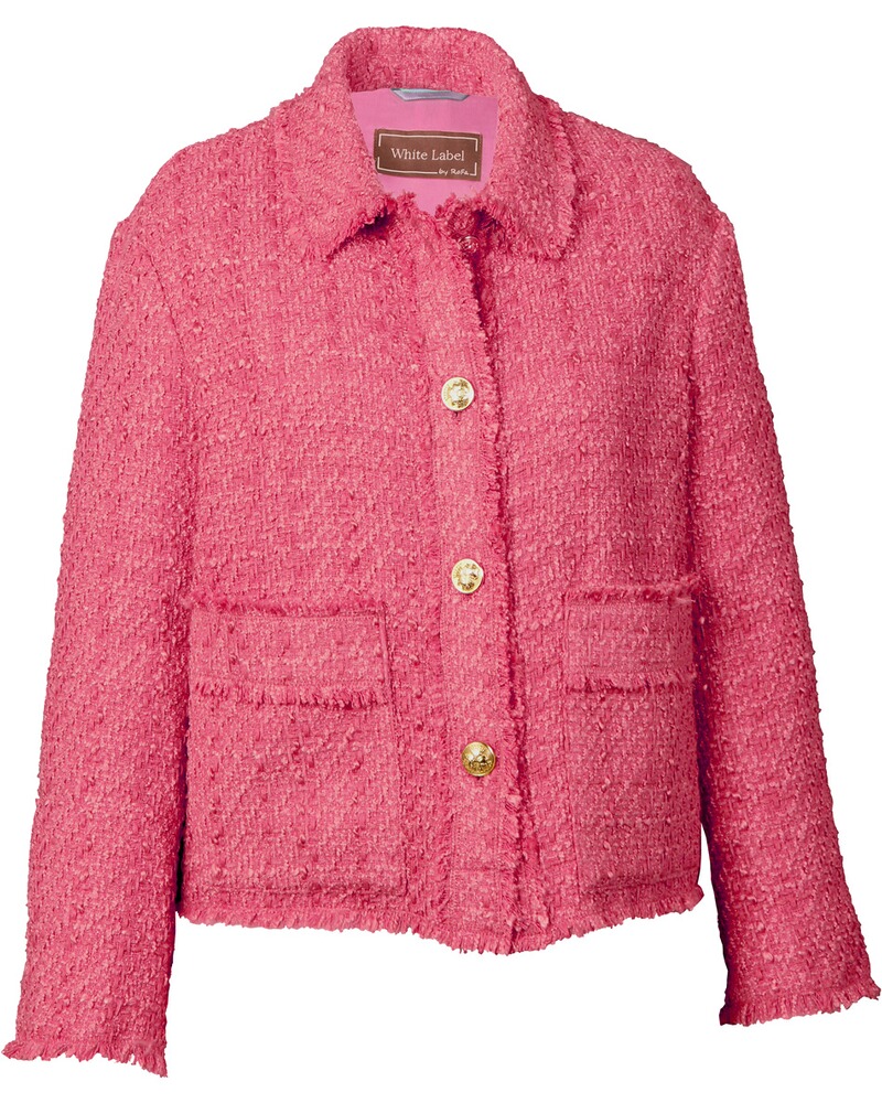Bouclé-Jacke