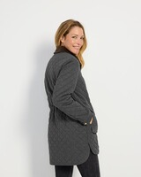 Steppjacke mit Cordkragen, Brigitte von Schönfels
