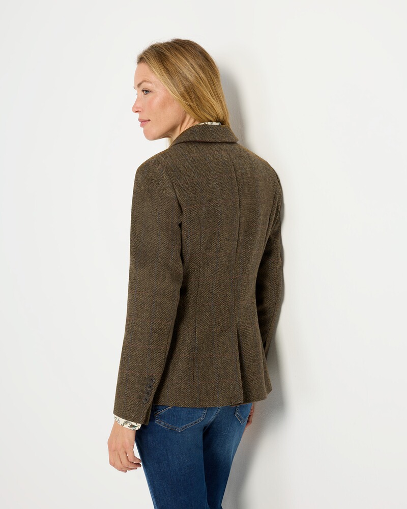 Shetland-Tweed-Blazer, Brigitte von Schönfels
