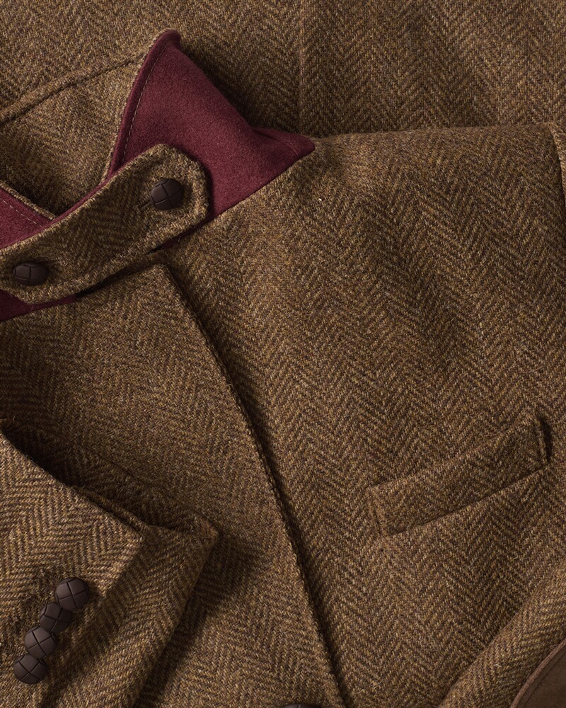 Fischgrat-Tweedblazer, HIGHMOOR