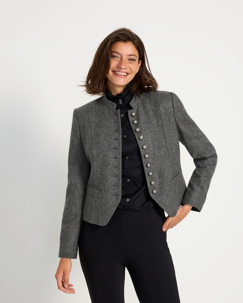 Kurze Stehkragenjacke, REITMAYER