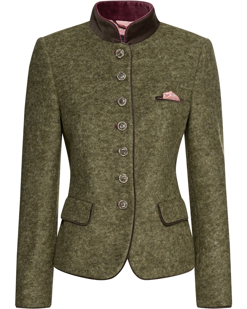 Walk-Stehkragenjacke
