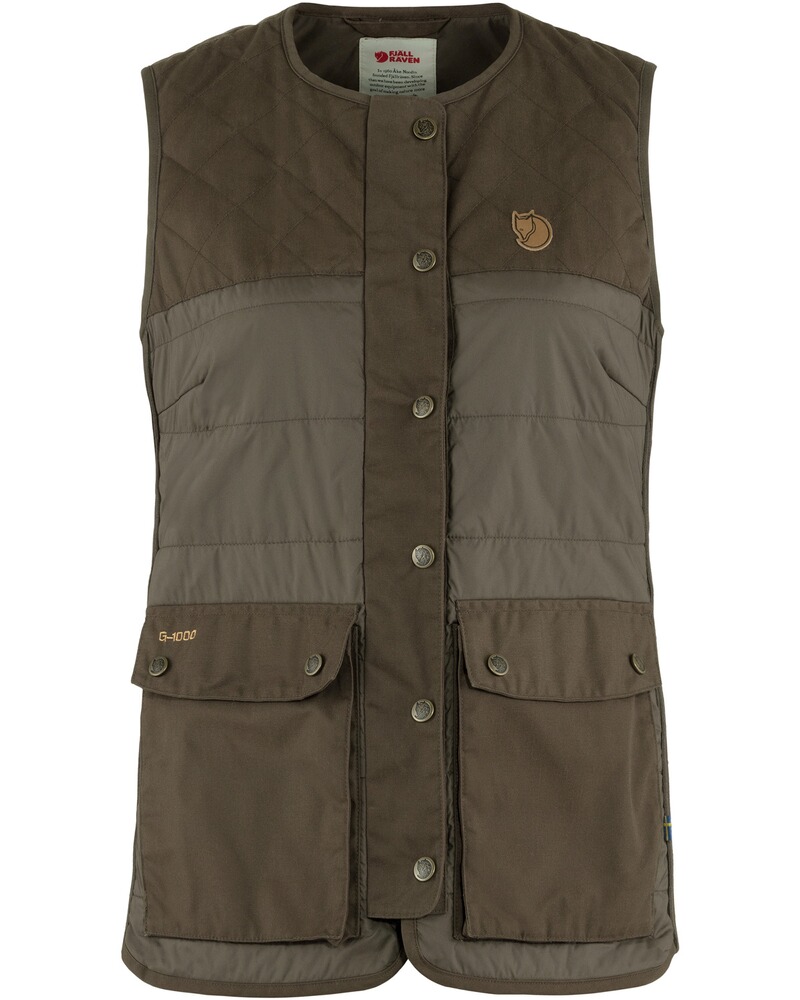 Damen Weste Forest Wool Padded