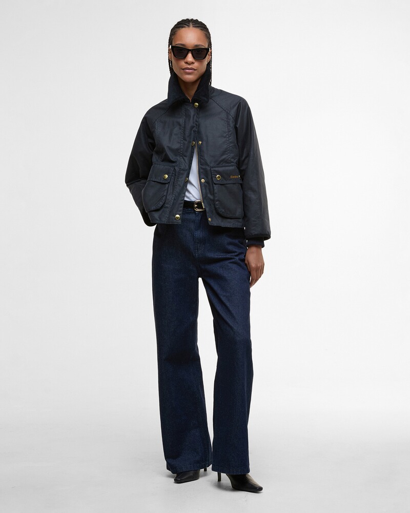 Wachsjacke Cropped Beadnell, Barbour