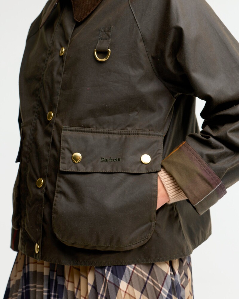 Wachsjacke Reimagined Icons Tartan Spey, Barbour