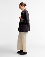 Wachsjacke Icons Tartan Collar Modern Beadnell, Barbour