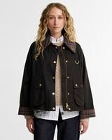 Wachsjacke Icons Tartan Collar Spey, Barbour